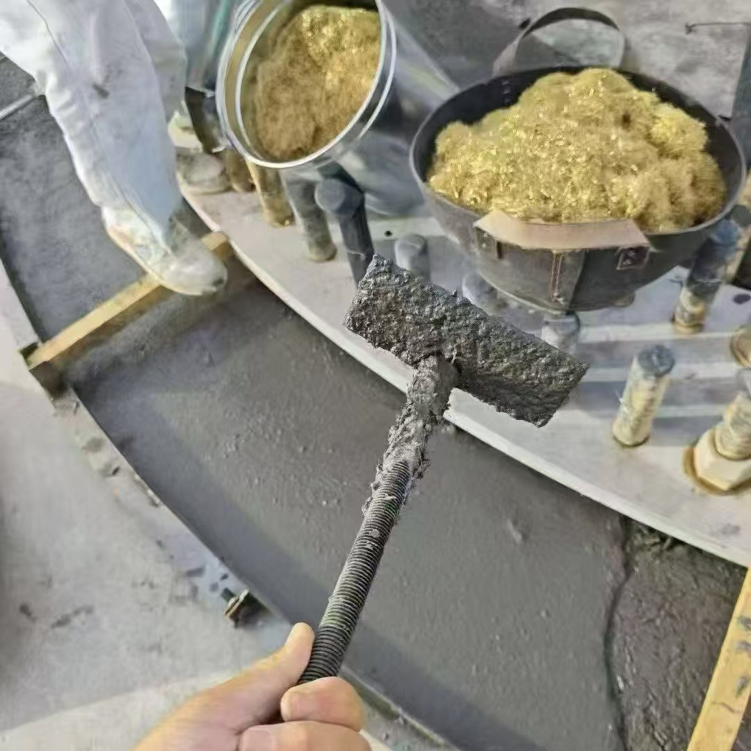 林州C120钢纤维高强无收灌浆料 轧机压缩机汽轮机发电机锻压设备底座灌浆材料